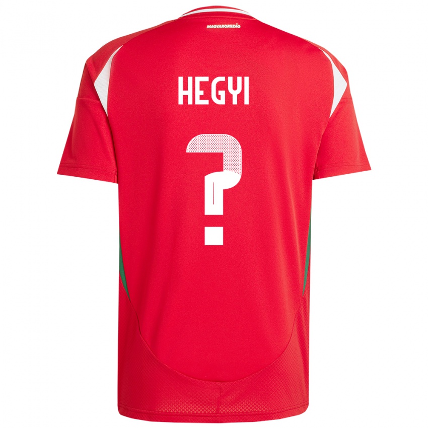 Kinderen Hongarije Krisztián Hegyi #0 Rood Thuisshirt Thuistenue 24-26 T-Shirt