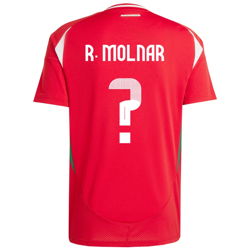 Kinderen Hongarije Rajmund Molnár #0 Rood Thuisshirt Thuistenue 24-26 T-Shirt