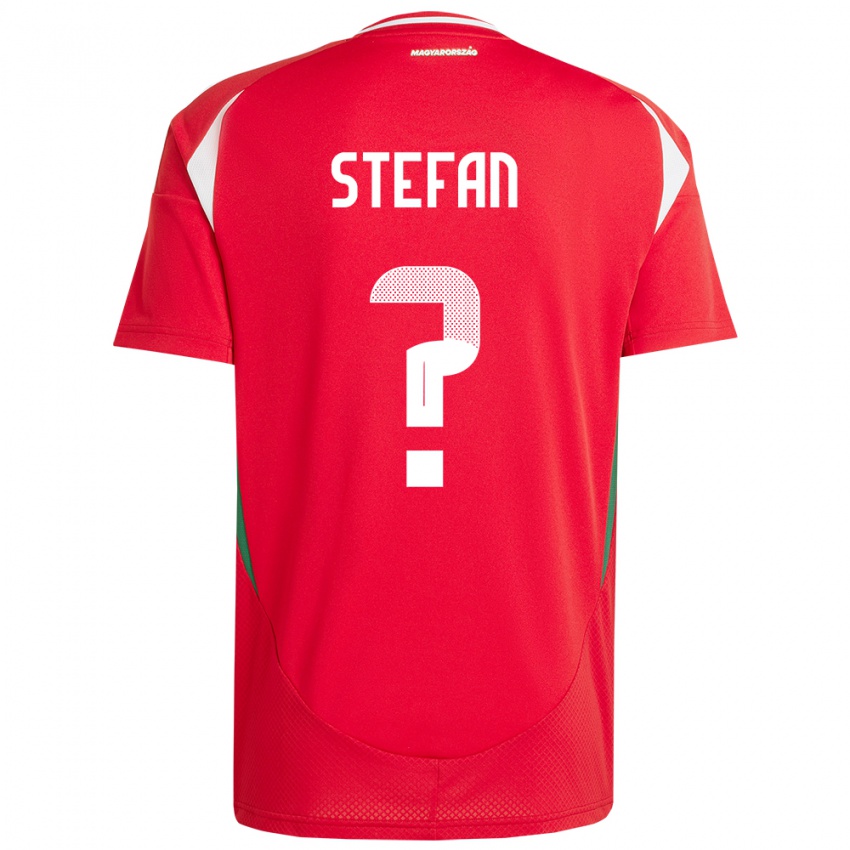 Kinderen Hongarije Raúl Stefan #0 Rood Thuisshirt Thuistenue 24-26 T-Shirt