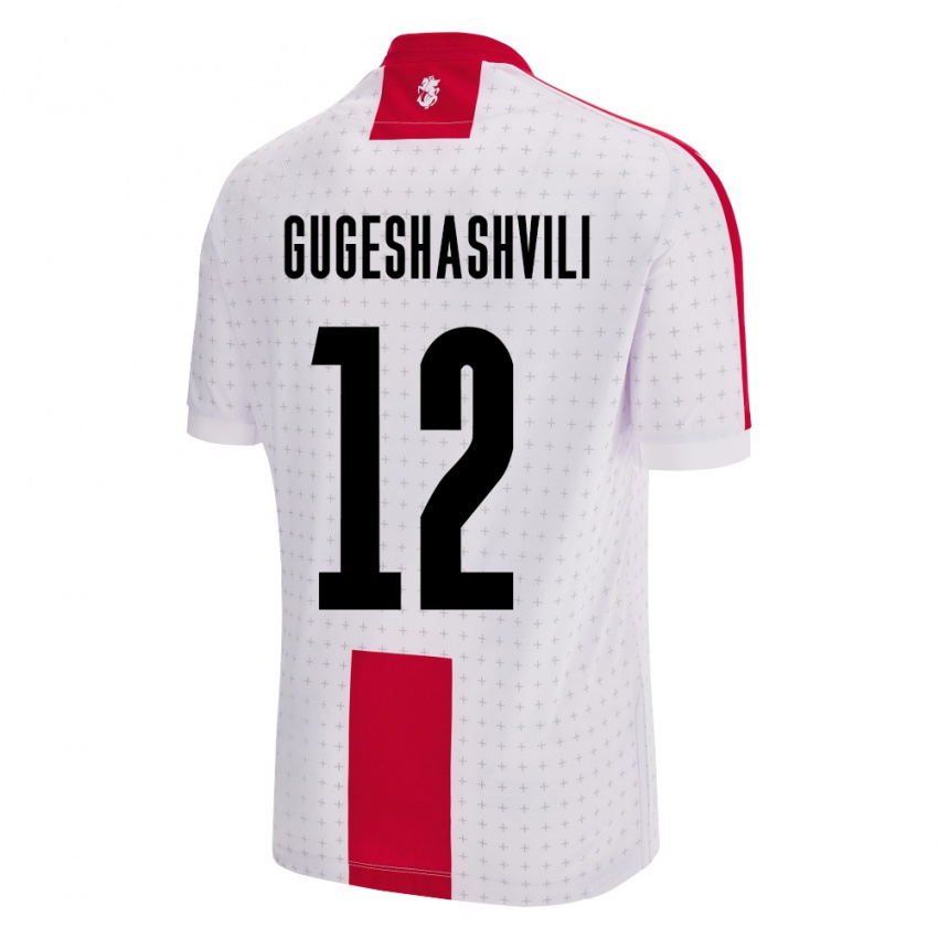 Kinderen Georgia Luka Gugeshashvili #12 Wit Thuisshirt Thuistenue 24-26 T-Shirt