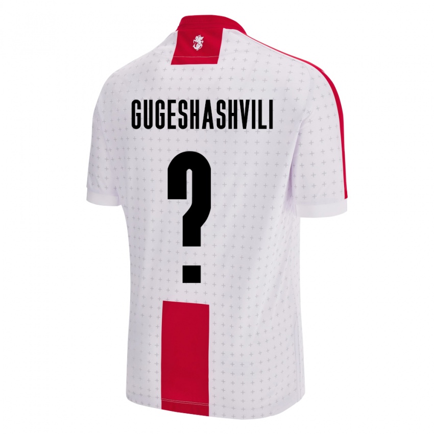 Kinderen Georgia Zaza Gugeshashvili #0 Wit Thuisshirt Thuistenue 24-26 T-Shirt