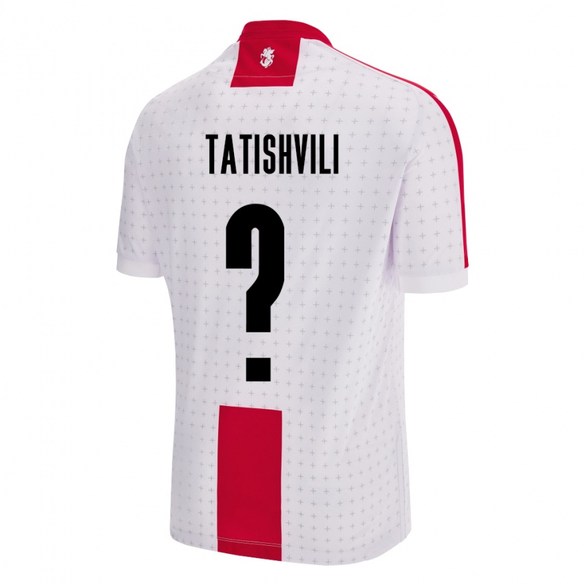 Kinderen Georgia Sandro Tatishvili #0 Wit Thuisshirt Thuistenue 24-26 T-Shirt