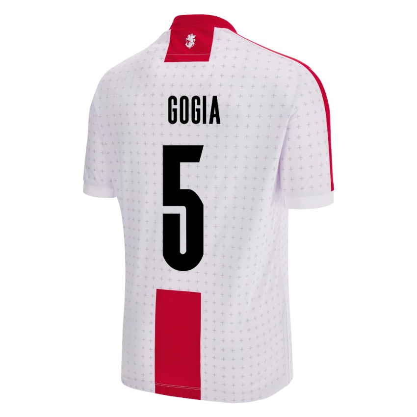 Kinderen Georgia Gigi Gogia #5 Wit Thuisshirt Thuistenue 24-26 T-Shirt