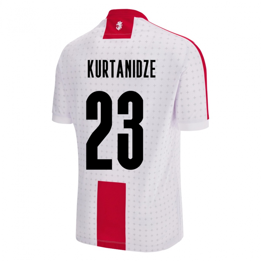 Kinderen Georgia Revaz Kurtanidze #23 Wit Thuisshirt Thuistenue 24-26 T-Shirt