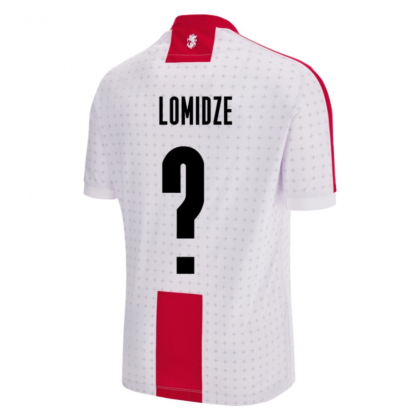 Kinderen Georgia Giorgi Lomidze #0 Wit Thuisshirt Thuistenue 24-26 T-Shirt