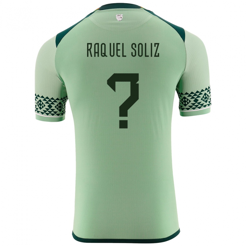 Kinderen Bolivia Ruth Raquel Soliz #0 Licht Groen Thuisshirt Thuistenue 24-26 T-Shirt