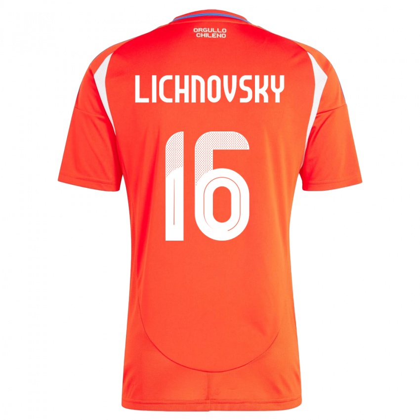 Kinderen Chili Igor Lichnovsky #16 Rood Thuisshirt Thuistenue 24-26 T-Shirt