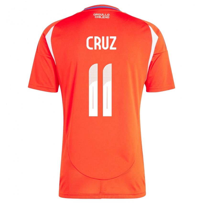 Kinderen Chili Joan Cruz #11 Rood Thuisshirt Thuistenue 24-26 T-Shirt