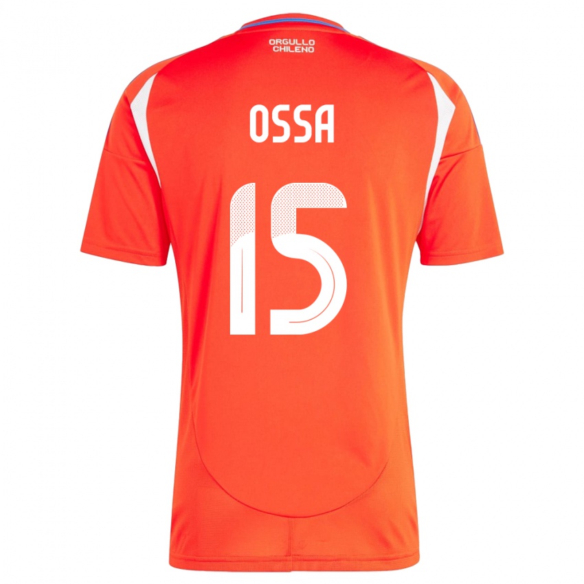 Kinderen Chili Diego Ossa #15 Rood Thuisshirt Thuistenue 24-26 T-Shirt