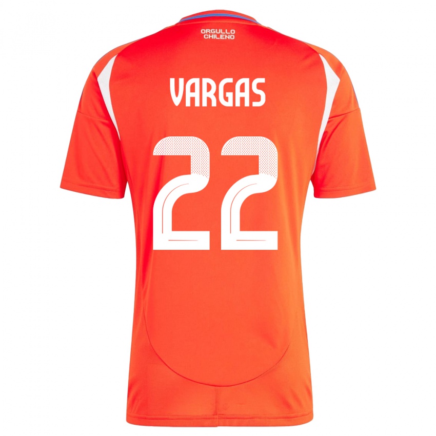 Kinderen Chili Diego Vargas #22 Rood Thuisshirt Thuistenue 24-26 T-Shirt