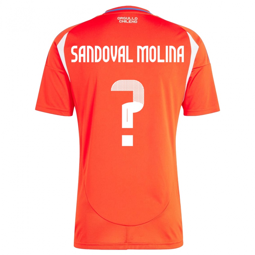 Kinderen Chili Mario Sandoval Molina #0 Rood Thuisshirt Thuistenue 24-26 T-Shirt