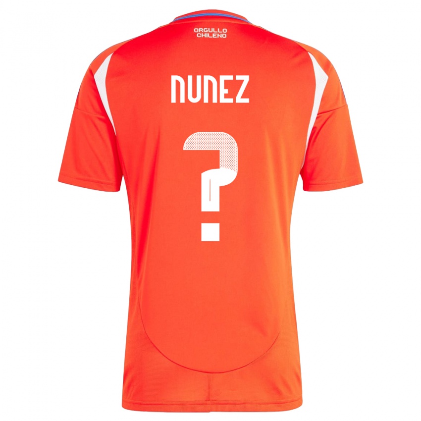 Kinderen Chili Renato Nuñez #0 Rood Thuisshirt Thuistenue 24-26 T-Shirt