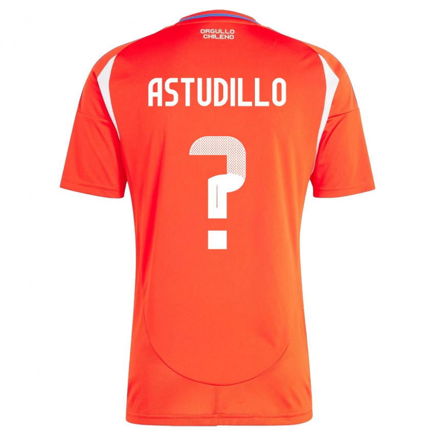 Kinderen Chili Jerall Astudillo #0 Rood Thuisshirt Thuistenue 24-26 T-Shirt