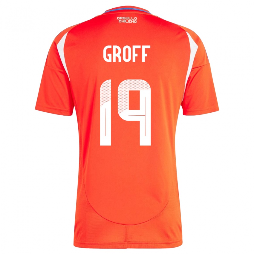 Kinderen Chili Llanka Groff #19 Rood Thuisshirt Thuistenue 24-26 T-Shirt