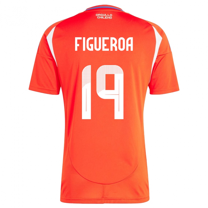 Kinderen Chili Catalina Figueroa #19 Rood Thuisshirt Thuistenue 24-26 T-Shirt