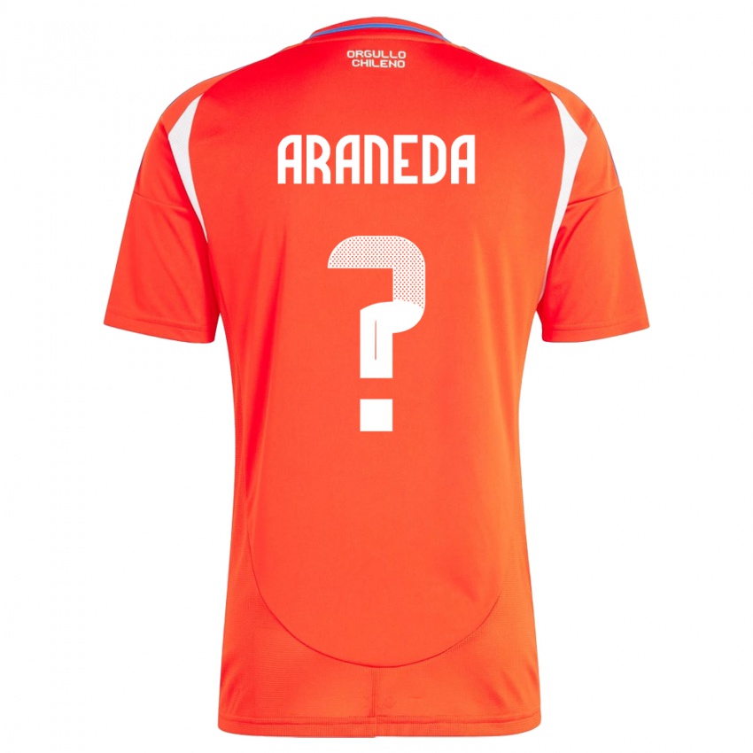 Kinderen Chili Arantxa Araneda #0 Rood Thuisshirt Thuistenue 24-26 T-Shirt