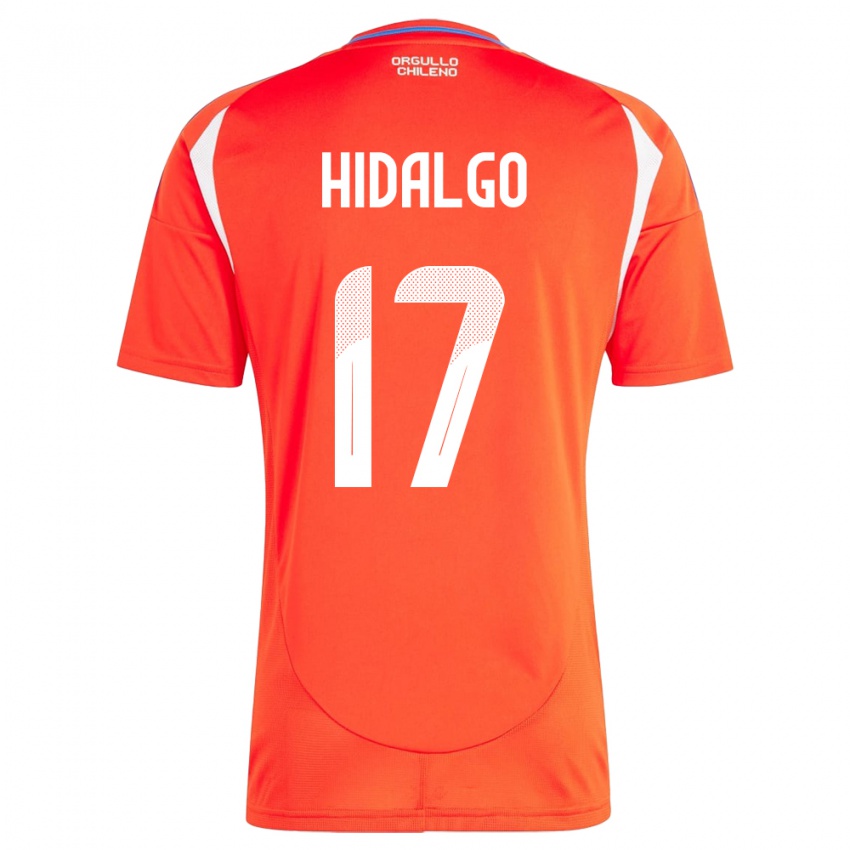 Kinderen Chili Fernanda Hidalgo #17 Rood Thuisshirt Thuistenue 24-26 T-Shirt