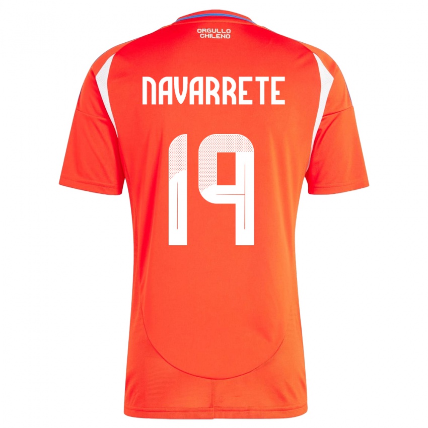 Kinderen Chili Valentina Navarrete #19 Rood Thuisshirt Thuistenue 24-26 T-Shirt