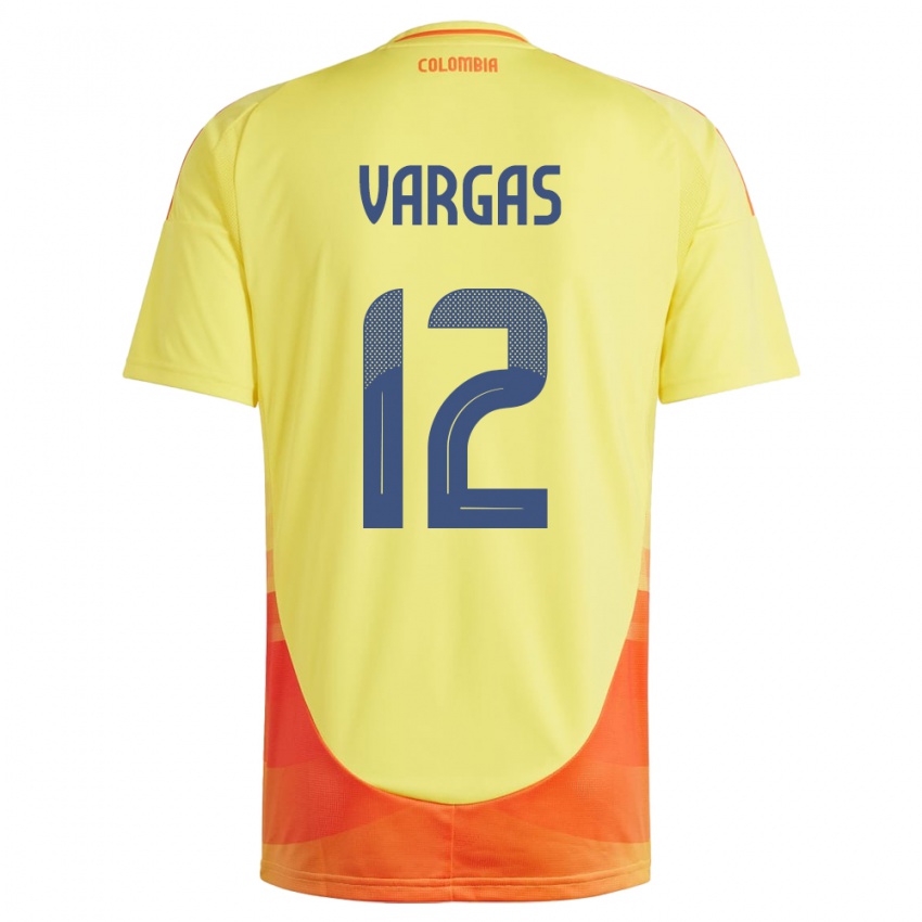 Kinderen Colombia Camilo Vargas #12 Geel Thuisshirt Thuistenue 24-26 T-Shirt