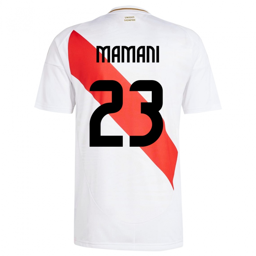 Kinderen Peru Julia Mamani #23 Wit Thuisshirt Thuistenue 24-26 T-Shirt