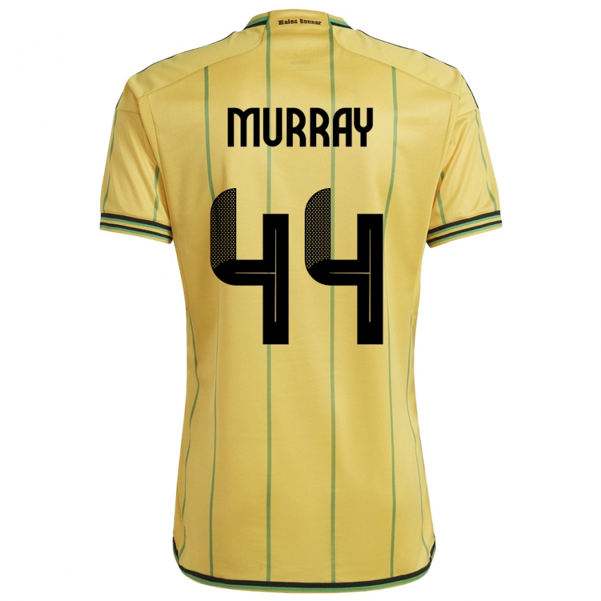 Kinderen Jamaica Satara Murray #44 Geel Thuisshirt Thuistenue 24-26 T-Shirt