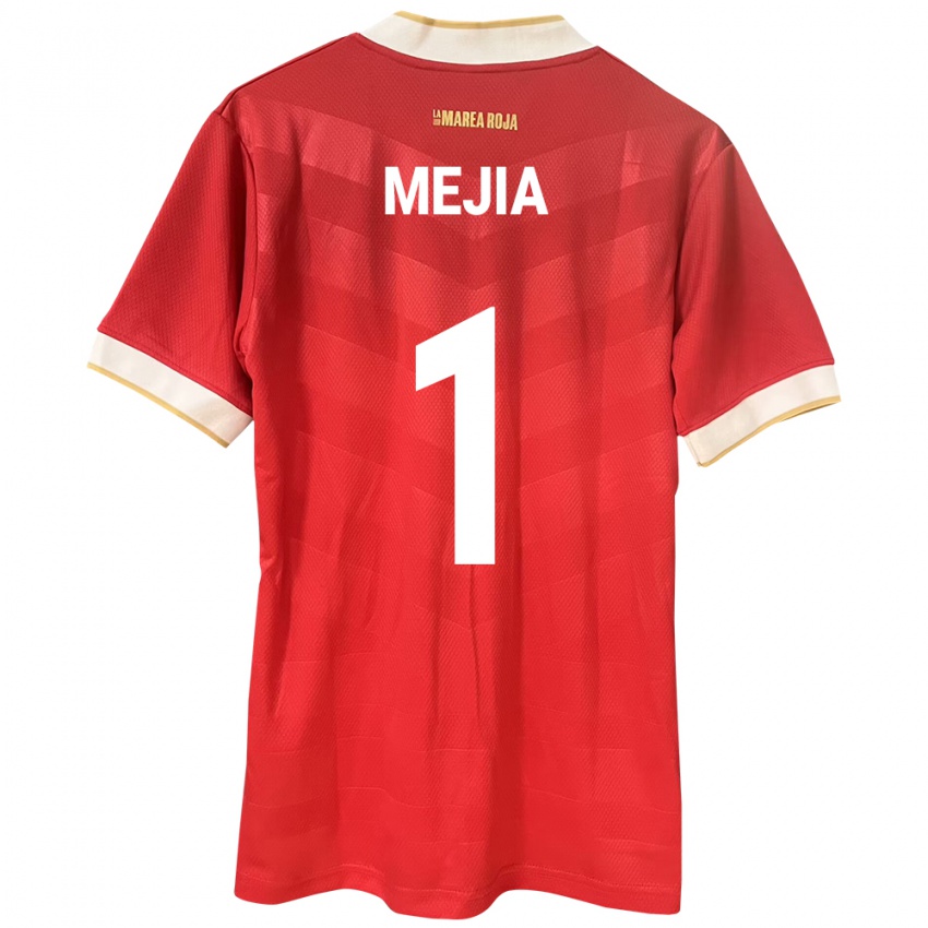 Kinderen Panama Luis Mejía #1 Rood Thuisshirt Thuistenue 24-26 T-Shirt