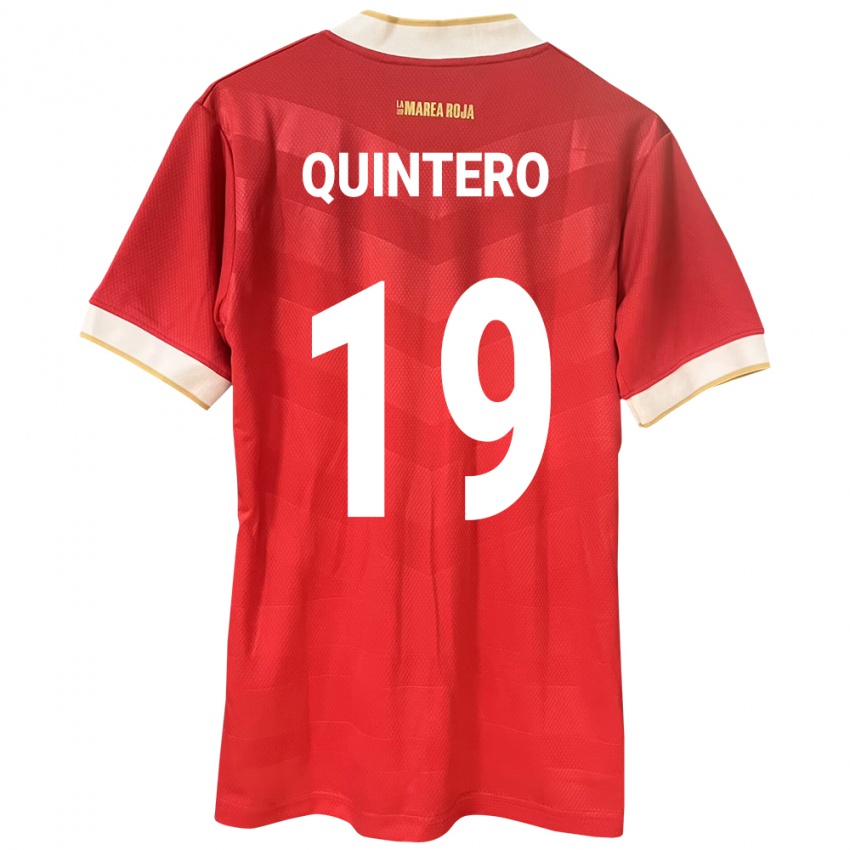 Kinderen Panama Alberto Quintero #19 Rood Thuisshirt Thuistenue 24-26 T-Shirt