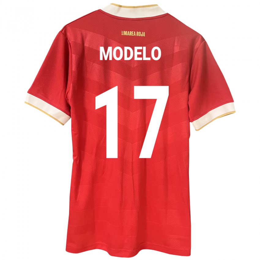 Kinderen Panama Aimar Modelo #17 Rood Thuisshirt Thuistenue 24-26 T-Shirt