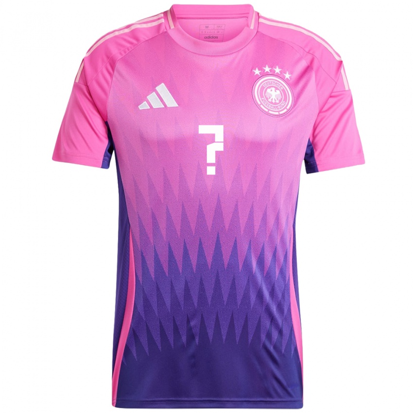 Kinderen Duitsland Uw Naam #0 Roze Paars Uitshirt Uittenue 24-26 T-Shirt