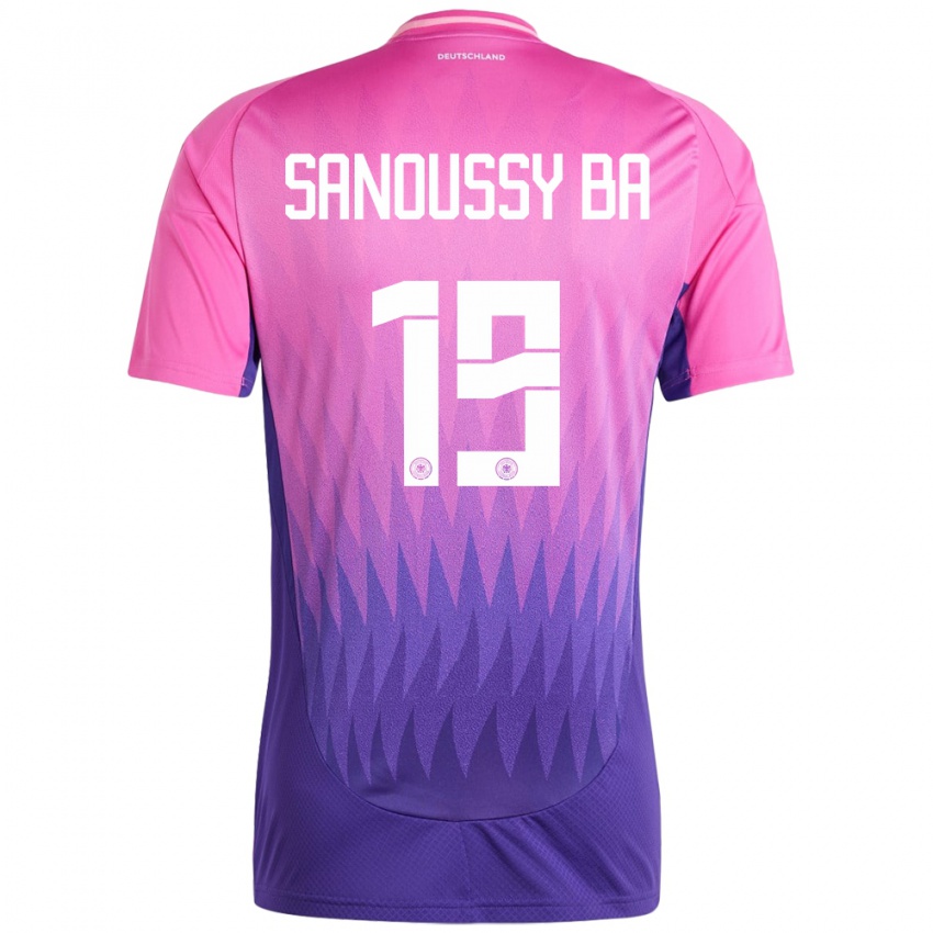 Kinderen Duitsland Sanoussy Ba #19 Roze Paars Uitshirt Uittenue 24-26 T-Shirt