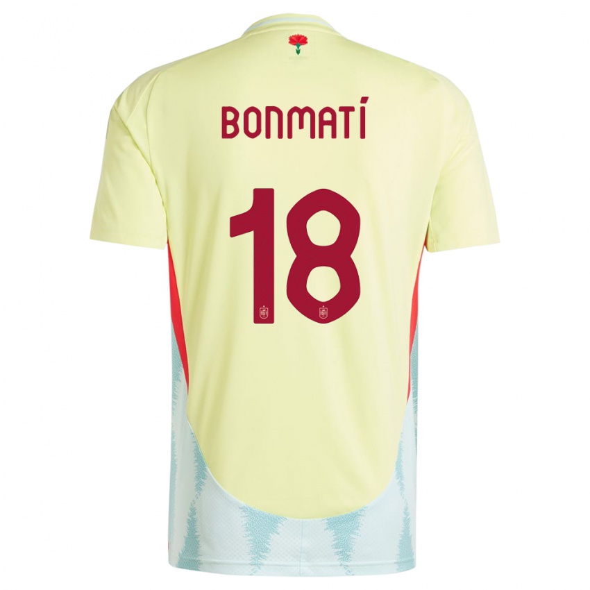 Kinderen Spanje Aitana Bonmati #18 Geel Uitshirt Uittenue 24-26 T-Shirt