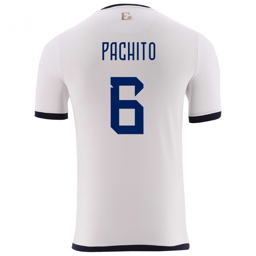 Kinderen Ecuador Angelica Pachito #6 Wit Uitshirt Uittenue 24-26 T-Shirt