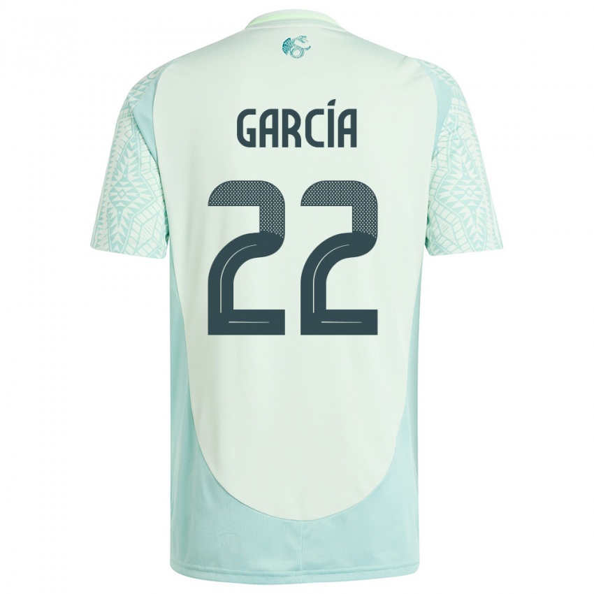 Kinderen Mexico Diana Garcia #22 Linnen Groen Uitshirt Uittenue 24-26 T-Shirt