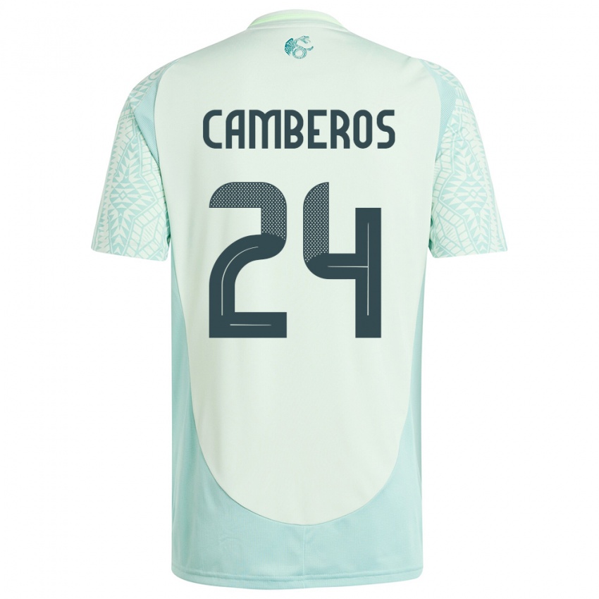 Kinderen Mexico Scarlett Camberos #24 Linnen Groen Uitshirt Uittenue 24-26 T-Shirt