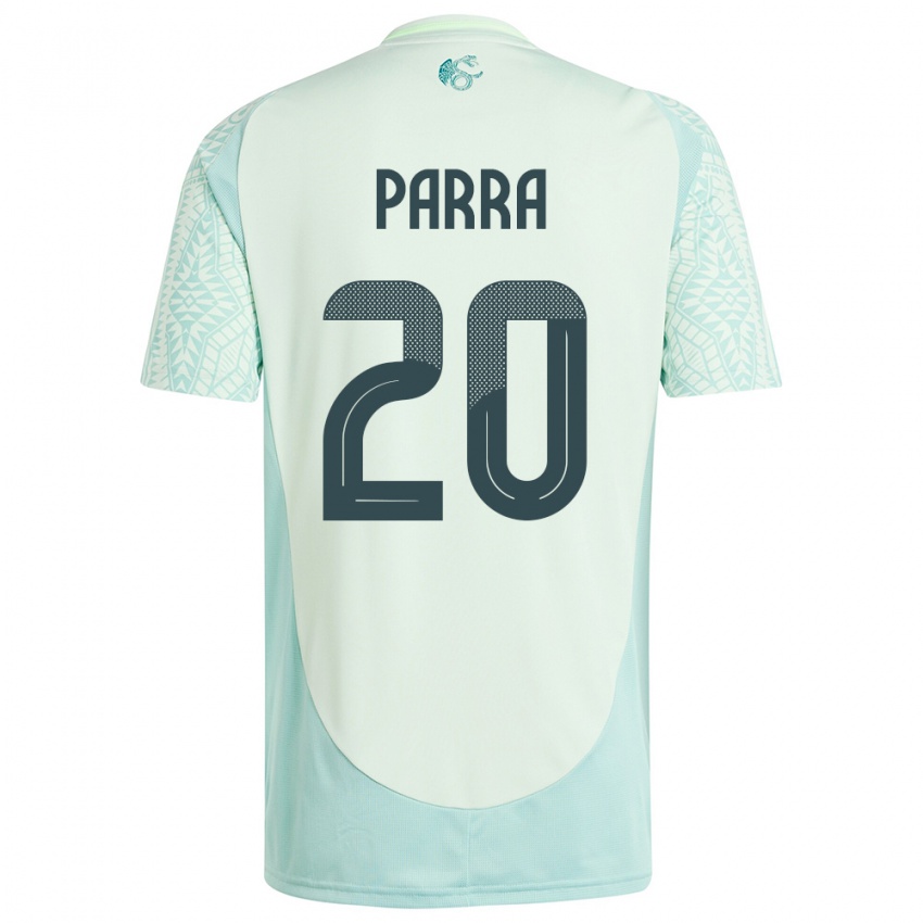 Kinderen Mexico Rodrigo Parra #20 Linnen Groen Uitshirt Uittenue 24-26 T-Shirt