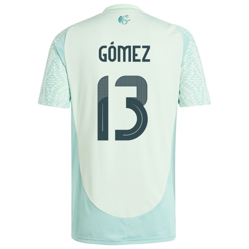 Kinderen Mexico Diego Gomez #13 Linnen Groen Uitshirt Uittenue 24-26 T-Shirt