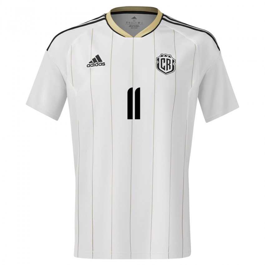Kinderen Costa Rica Johan Venegas #11 Wit Uitshirt Uittenue 24-26 T-Shirt