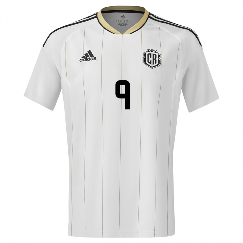 Kinderen Costa Rica Doryan Rodriguez #9 Wit Uitshirt Uittenue 24-26 T-Shirt