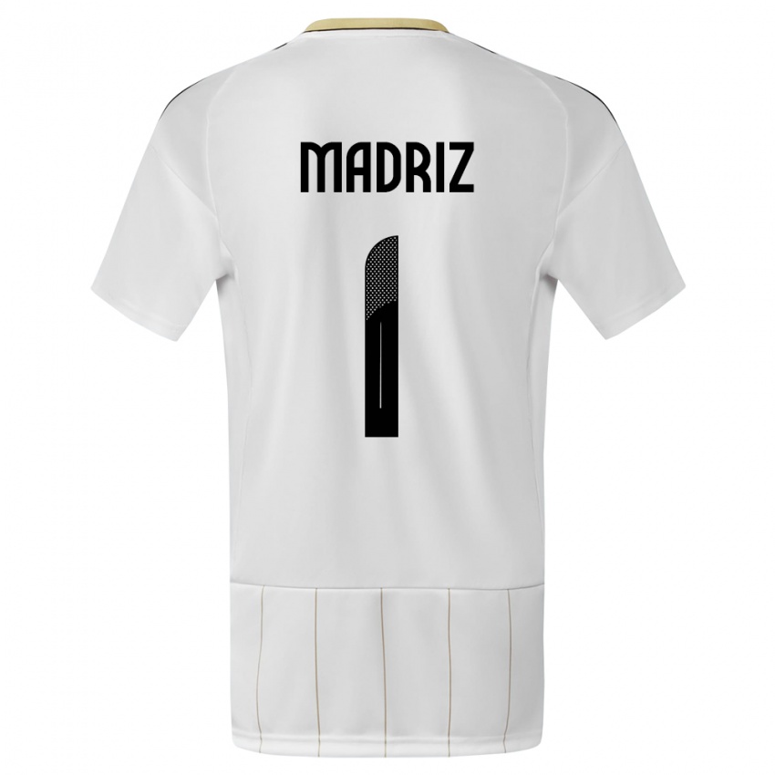 Kinderen Costa Rica Abraham Madriz #1 Wit Uitshirt Uittenue 24-26 T-Shirt