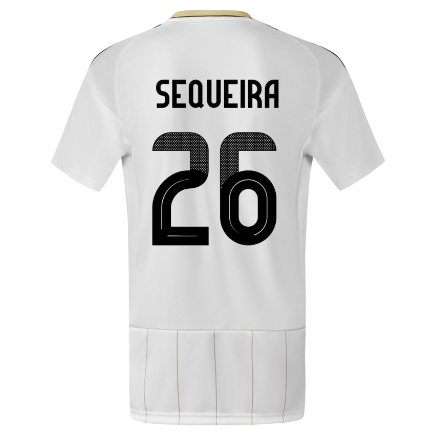 Kinderen Costa Rica Douglas Sequeira #26 Wit Uitshirt Uittenue 24-26 T-Shirt