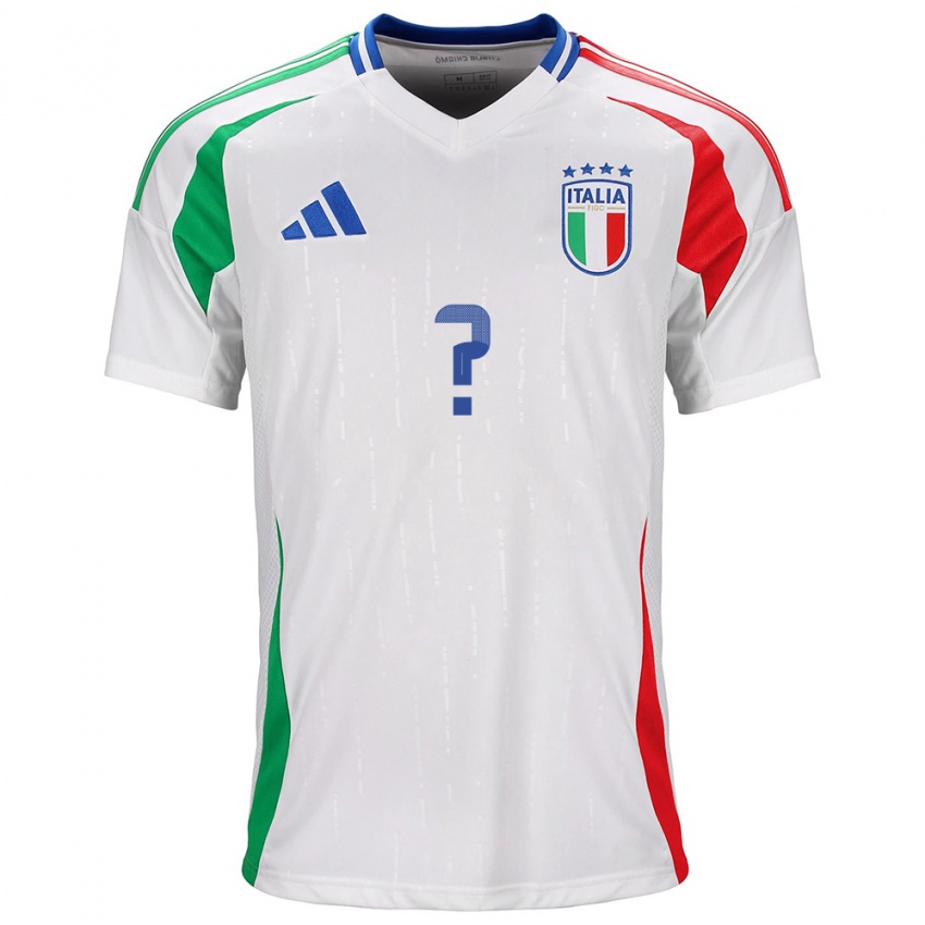 Kinderen Italië Mattia Liberali #0 Wit Uitshirt Uittenue 24-26 T-Shirt