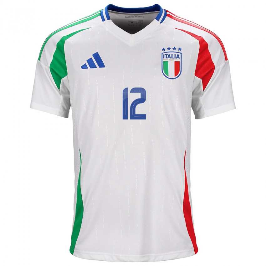 Kinderen Italië Renato Marin #12 Wit Uitshirt Uittenue 24-26 T-Shirt