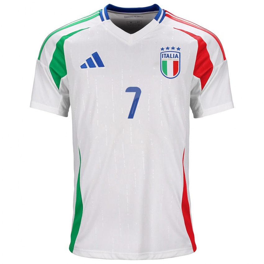 Kinderen Italië Sofia Cantore #7 Wit Uitshirt Uittenue 24-26 T-Shirt