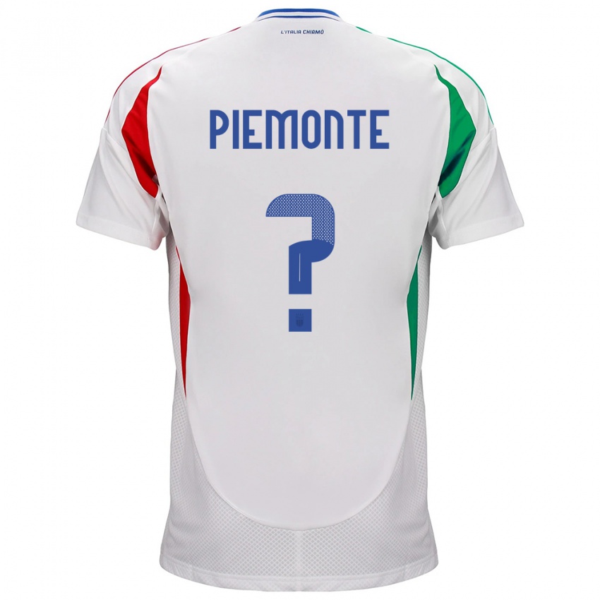 Kinderen Italië Martina Piemonte #0 Wit Uitshirt Uittenue 24-26 T-Shirt