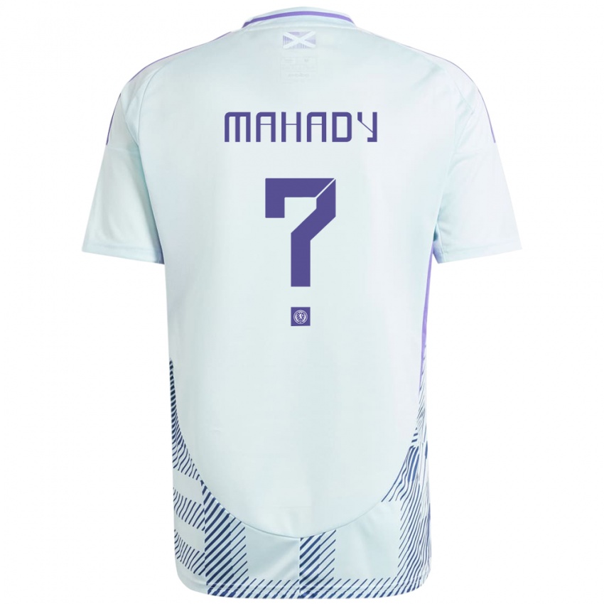 Kinderen Schotland Rory Mahady #0 Licht Mintblauw Uitshirt Uittenue 24-26 T-Shirt