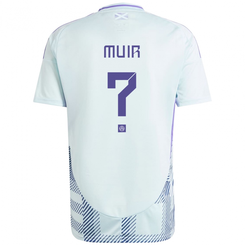 Kinderen Schotland Amy Muir #0 Licht Mintblauw Uitshirt Uittenue 24-26 T-Shirt