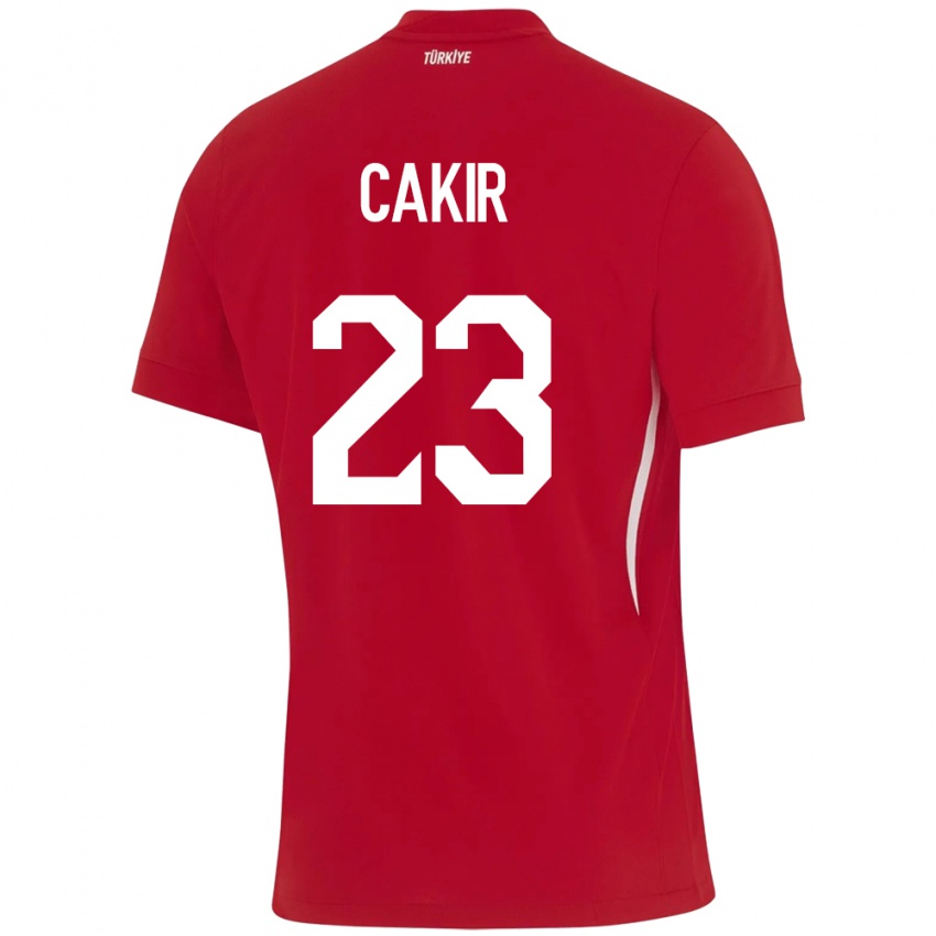 Kinderen Turkije Uğurcan Çakır #23 Rood Uitshirt Uittenue 24-26 T-Shirt