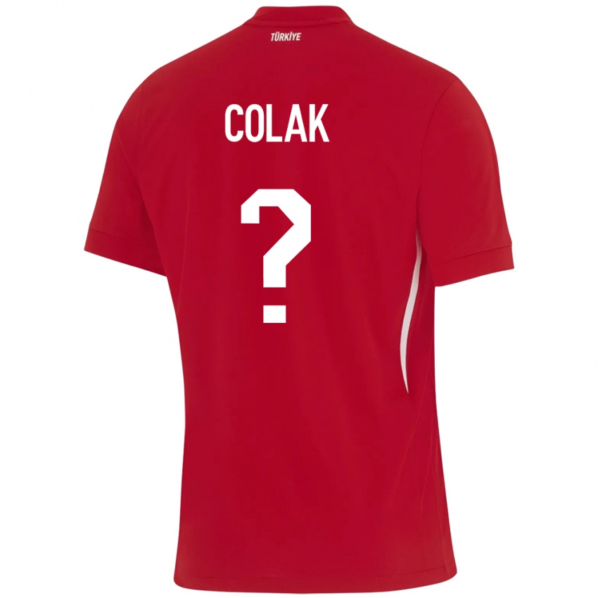 Kinderen Turkije Furkan Çolak #0 Rood Uitshirt Uittenue 24-26 T-Shirt