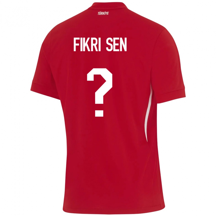 Kinderen Turkije Yağız Fikri Şen #0 Rood Uitshirt Uittenue 24-26 T-Shirt