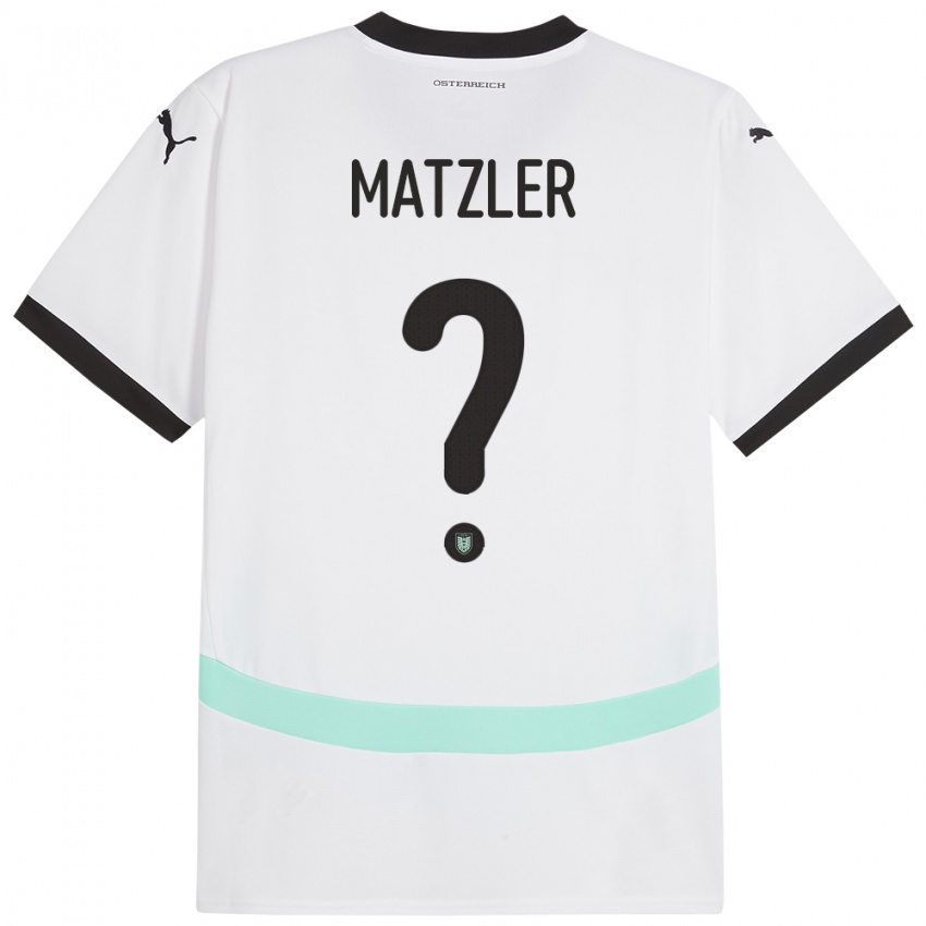 Kinderen Oostenrijk Leo Mätzler #0 Wit Uitshirt Uittenue 24-26 T-Shirt